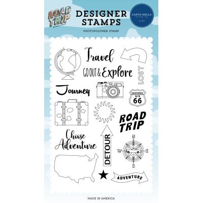 Carta Bella Road Trip Clear Stamps - Lost